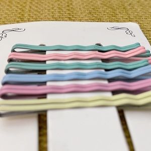 Rainbow Color Macaron Color bobby pins Hair Accessories 12 pieces
